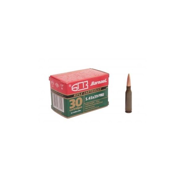 Nabój kulowy BARNAUL 5,45x39 3,8g FMJ (1 opakowanie 30 szt.)
